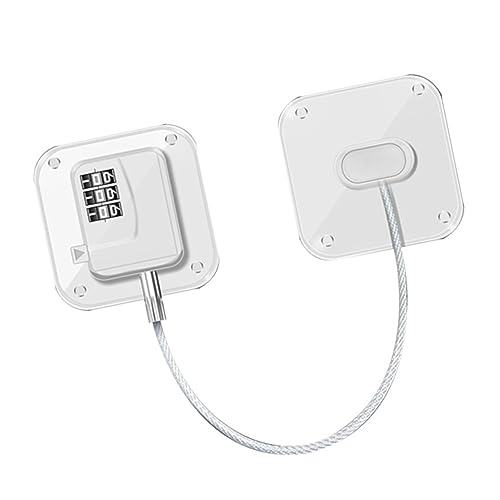 Verrou à code pour réfrigérateur armoire blanc sécurité enfant maison - 2