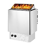 6kW 220V Geeignet Saunaofen Sauna Ofen, Elektrisch Saunaheizung, Saunaheizgerät, für 6m³ Saunaraum