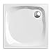 Bac à douche | Receveur de douche, carré 90 x 90 cm | Nordona® SIMPLEX PLUS avec siphon Viega Tempolex | Réalisation robuste et de grande qualité