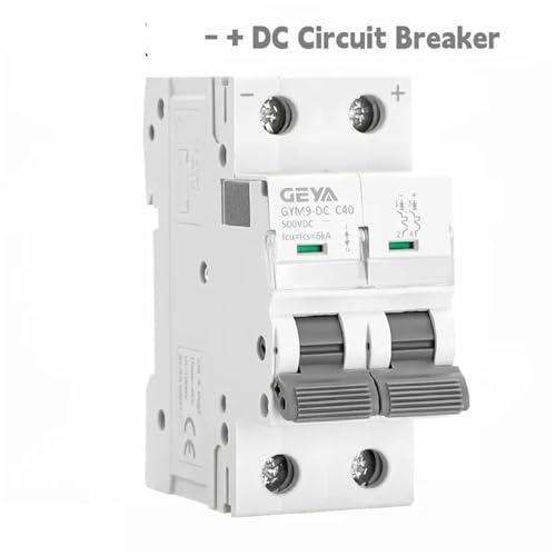 Disyuntor CC 500V para kit solar aislado protegiendo la batería y paneles de 6A 3