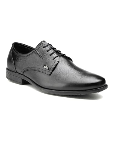 Image of Lee Cooper LC2157B3R Men's Leather Derby Formal Shoes | Lightweight, Comfortable & Stylish Lace-Ups for Office, Business