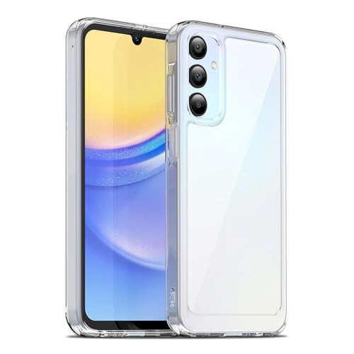 Image of Case for Samsung Galaxy A15 5G /4G, Military Grade Drop Protection Phone Case, Yellowing Resistant, Anti-Scratch Hard PC Back, Shockproof Hard Ultra-Thin Protective Cover, Clear