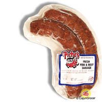 Salchicha de carne de res y cerdo de Poche's