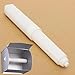 White Toilet Paper Holder,Plastic Toilet Paper Holder Roller Spindle Replacement Rod,Paper Holder Roller Replacement Spring Loaded, Home Bathroom Hardware Tools