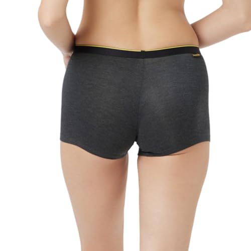 Image of Bummer Women's Solid Micro Modal Boyshorts Panties | Soft & Breathable Underwear | Combo Pack of 2
