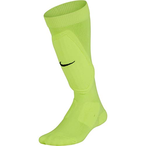 Nike Youth Soccer Shin Sock Shin Guards (Large/X-Large, Volt/Black)