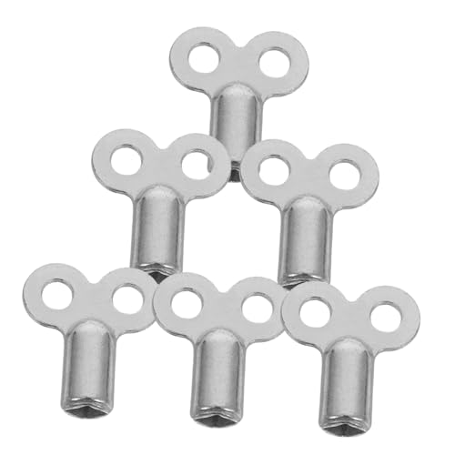 Toddmomy 6pcs Extended Radiator Valve Keys Plumbing Tool for Home Radiator Air Bleed Vent Keys with Pre-drilled for Easy Storage and Efficient Heating Maintenance