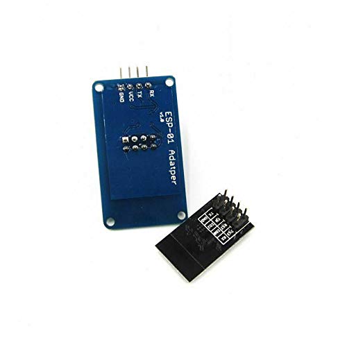 Generic ESP-01S ESP8266 Serial Wi-Fi Wireless Module + ESP-01 Adapter ...