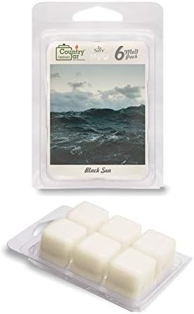 Country Jar Black SEA Soy Wax Melts (2.75 oz. 6-Cb.) Scented Fragrance Tarts