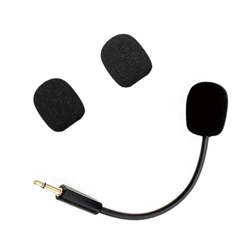 Clanmou Microphone Replacement for Razer Kraken V3 V3X V3 Pro Gaming Headset Detachable Noise Cancelling Crystal-Clear Game Microphone with 2Pcs Foam Cover