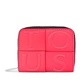  TOUS Monedero Mediano Rosa Fluorescente y marrón Damas