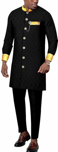 Tenues traditionnelles vêtements survêtement 2 pièces ensembles pour hommes