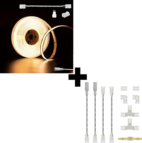 Tira LED COB PAUTIX 5.5m Blanco Cálido 3000K 2772 LEDs miniatura 1