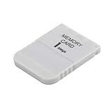  Dynamovolition PS1 Memory Card 1 Mega Memory Card para Playstation 1 One PS1 PSX Juego Útil Práctico Asequible Blanco 1M 1MB