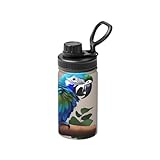 Blue Parrot Hugging 1 Druck-Vakuumisolierte Sport-Wasserflasche, Edelstahl-Wasserflasche hält kalt...