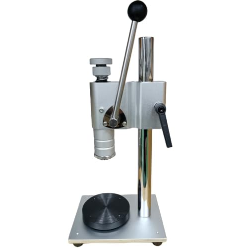 Manual Perfume Crimper Bottle Capping Machine, Aluminium Plastic Pump Handle Packing Essential Oil Bottle Tool Perfume Crimper Tool 13mm to 20mm (black 15)