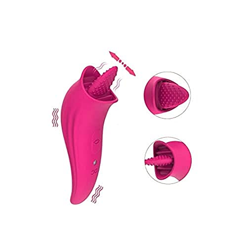 Vibrador Feminino Língua Lambedor de Clitóris e Mamilos 8 Velocidades