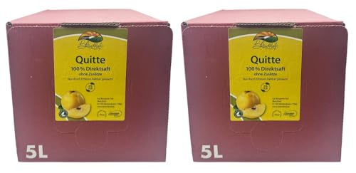 BLEICHHOF® Quittensaft - Direktsaft, vegan, Bag-in-Box (2x5l)