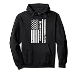 Mercedes United States Distressed US Flag Pullover Hoodie