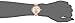 Anne Klein Women's Premium Crystal Accented Rose Gold-Tone Mesh Bracelet Watch