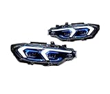 Headlamp Car For BMW F30 2013-2019 F31 F35 Headlights DRL 12V H7 LED Bi Xenon Bulbs Fog Light 320I Cars Accessories Front Lamp Assembly(For Xenon) - Image 1