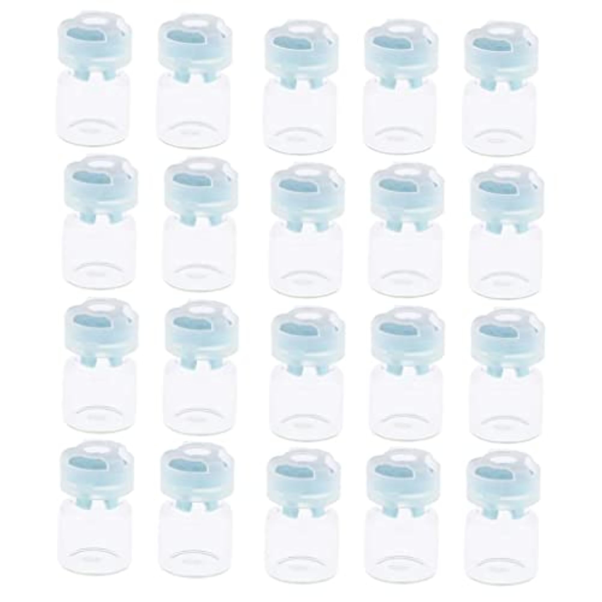 20Pcs Empty Sealed Sterile Serum Powder Vials Bottle Container