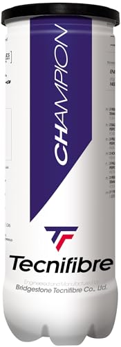 Tecnifibre Champion Tennis Balls - 3 Ball Can in Multi-Packs (2-24 Cans Available)