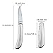 Paring Knife,all Steel Foldable Fruit Knife,fruit Knife Small of Exquisite,small and Easy to Carry,suitable for Most Types of Vegetables and Fruits(3 Pieces)