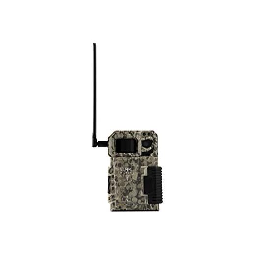 SPYPOINT Link Micro Nationwide Version (Smallest on The Market!) Wireless/Cellular Trail Camera, 4 Power LEDs, Fast 4G Photo Transmission w/Preactivated SIM, Fully Configurable via App