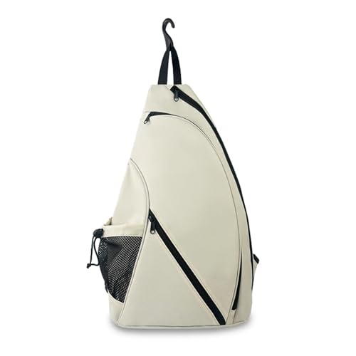 Bolsa de tenis de tejido Oxford resistente con correa de hombro para paleta de pelota