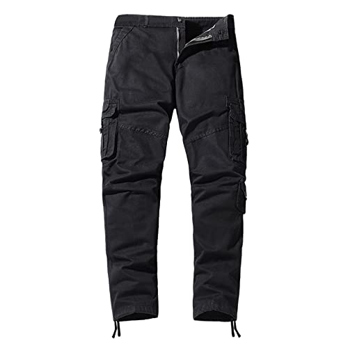 BIISDOST Pantalones de parkour con bolsillos para hombre, pantalones de fitness para hombre, pantalones cargo, pantalones de chándal para correr, moda, ocio, correr, entrenamiento, fitness, fitness,
