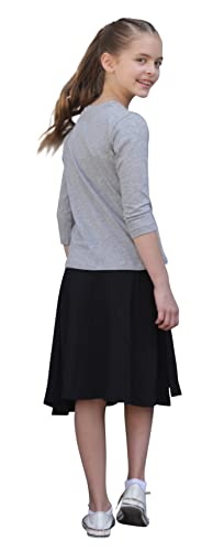 Kosher Casual Kids' Big Girls Modest 3-4 Sleeve 100% Cotton Tee Shirt Top4
