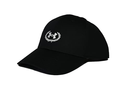 Casquette Under Armour femme noire avec bande anti-transpiration