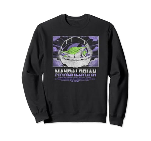 Sweatshirt Grogu The Mandalorian col rond vêtement imprimé Star Wars