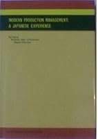 Modern Production Management: A Japanese Experience 9283310772 Book Cover