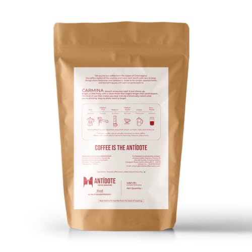Image of ANTIDOTE COFFEE ROASTERS Carmina | Raspberry Infused Coffee Beans | Freshly Roasted Small Batch Arabica | 250G Fine