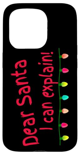 �N���X�}�X���C�g Dear Santa I Can Explain Fun Christmas �X�}�z�P�[�X iPhone 15 Pro �p