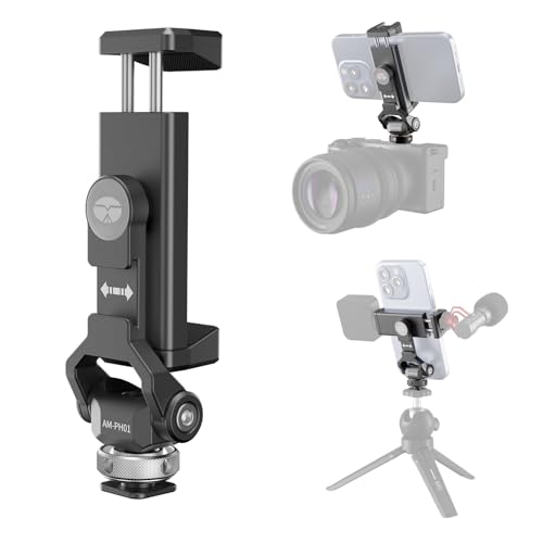 Pince universelle pour smartphone en métal SIRUI AM-PH01 réglable et stable