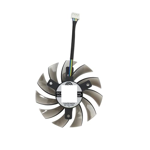 Corrente: 0,35 AMP Parte di raffreddamento del computer Ventola di raffreddamento PLD08010S12HH 75MM R9 290 R9 380X for GTX 670 680 760 Ti G1 GTX 770 780Ti Ventola di raffreddamento for scheda grafica(Fan - B)