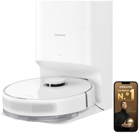 dreame D10 Plus Gen 2 Robot Aspirador con Base Autovaciado, 6.000Pa