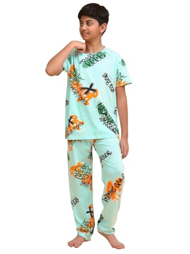 Image of Ninos Dreams Boys Cotton Coord Set /Boys Night Suit /Boys Loungewear /Boys Night Dress