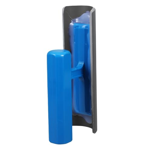 FONDOTIN Cazzuola Manuale per Finitura Calcestruzzo Impugnatura Tubolare, Utensile Leggero per Bordi Curvi, Strumento per Rifinire Lastre e Pavimentazioni in Cemento, Uso Professionale