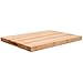 John Boos CB Series Rectangular Wooden Maple Cutting Board 24”x18” – 1.5” Thick, 18-lb Reversible Butcher Block with Juice Groove, Edge-Grain & Finger Grips – Made in the USA