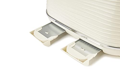 Haden Devon Cream 4 Slice Toaster - 6 Browning Settings, 4 Slice Toaster with Wide Slots, Toaster 4 Slice with Defrost, Reheat And Cancel Settings - Image 4