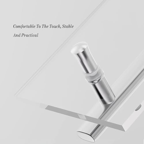 Poignée de porte push-pull en acier pour optimiser l'espace d'une salle de douche