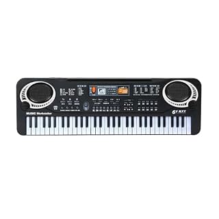 Électronique clavier Piano 61 Touches Piano Musique Numérique Clavier Électronique Clé Noir Piano Électrique Avec Microphone Instrument De Clavier - Les Beatles, Paul McCartney, John Lennon, RIngo Starr, George Harrison