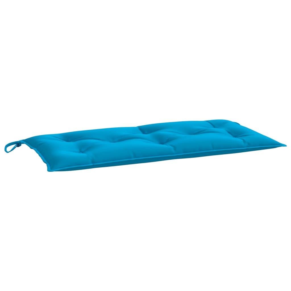 Coussin pour banc de jardin en tissu Oxford premium : l'élégance imperméable bleu clair