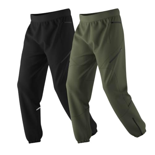 Image of NOBERO Men's Oversized Travel Joggers | Loose Fit | Baggy Relaxed Fit Joggers for Travel