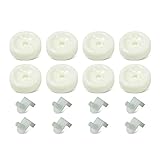 SUPPLYZ Direct Replacement for GE WD35X21038 Appliance Lower Rack Wheel Kit