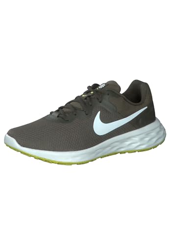 NIKE Men's Revolution 6 Next Nature Sneaker, Cargo Khaki Glacier Blue Sequoia, 7 UK